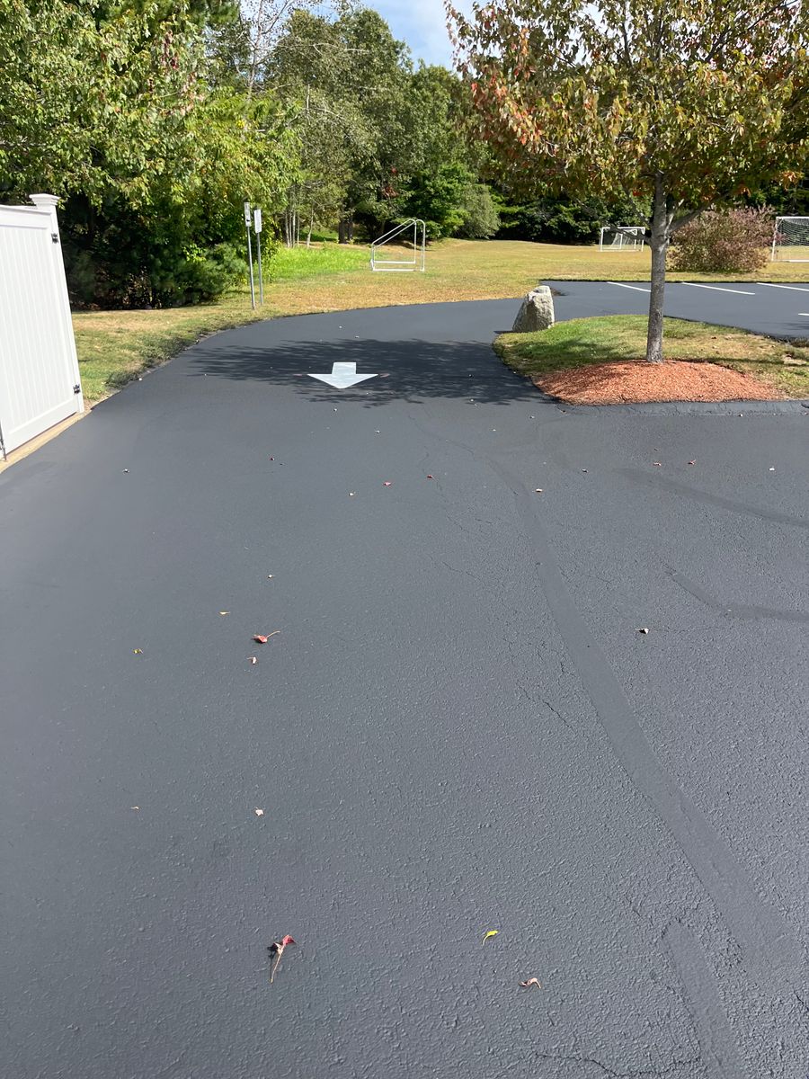 Striping for Cates Sealcoating and Striping in Charlton, MA