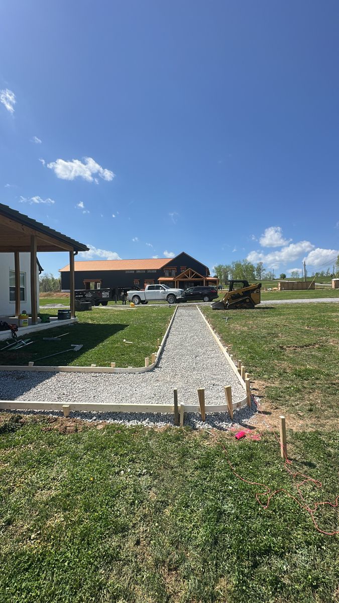 Sidewalk Installation for Prestige Concrete in Nashville, TN