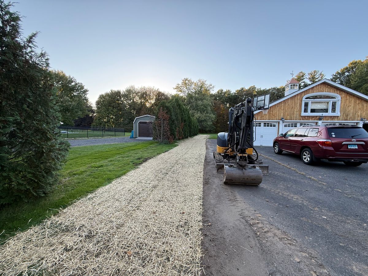 Land Clearing & Yard Expansion for Lennon Land Management in Suffield, CT