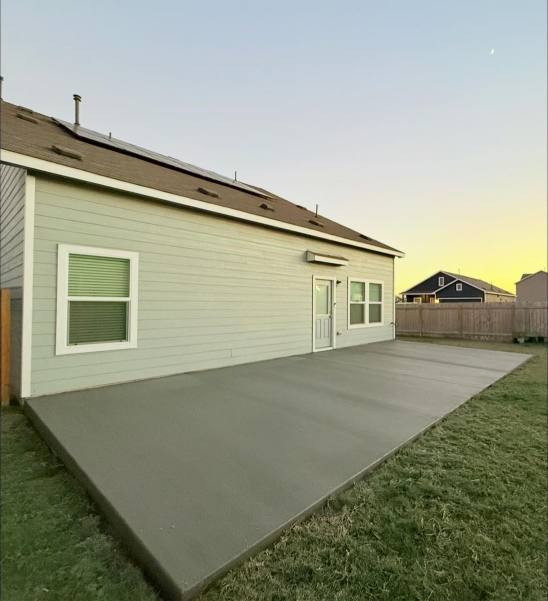 Patio Design & Installation for AJ’s Concrete in Hutto, TX