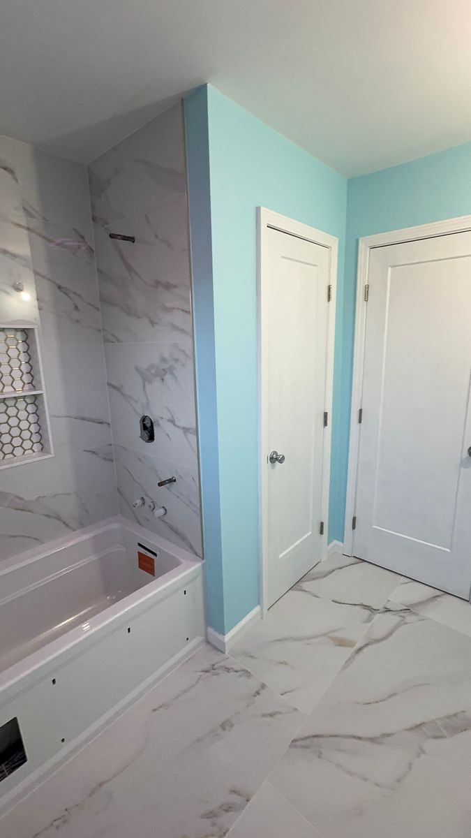 Shower Tiling for A-Otay Constructs Etc. in Lawrence County, TN