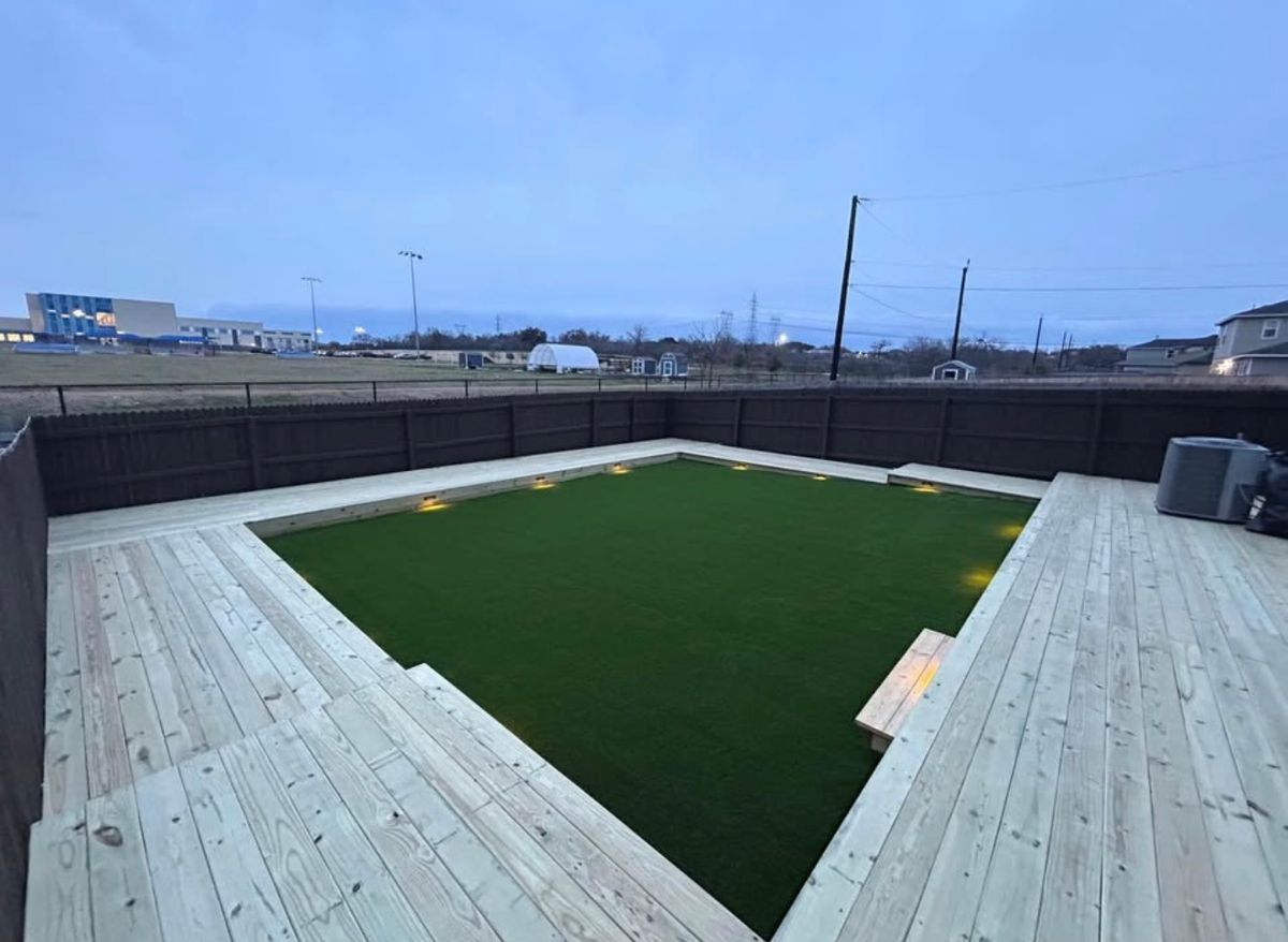 Turf Installation for Creative Edge Co. in San Antonio, TX