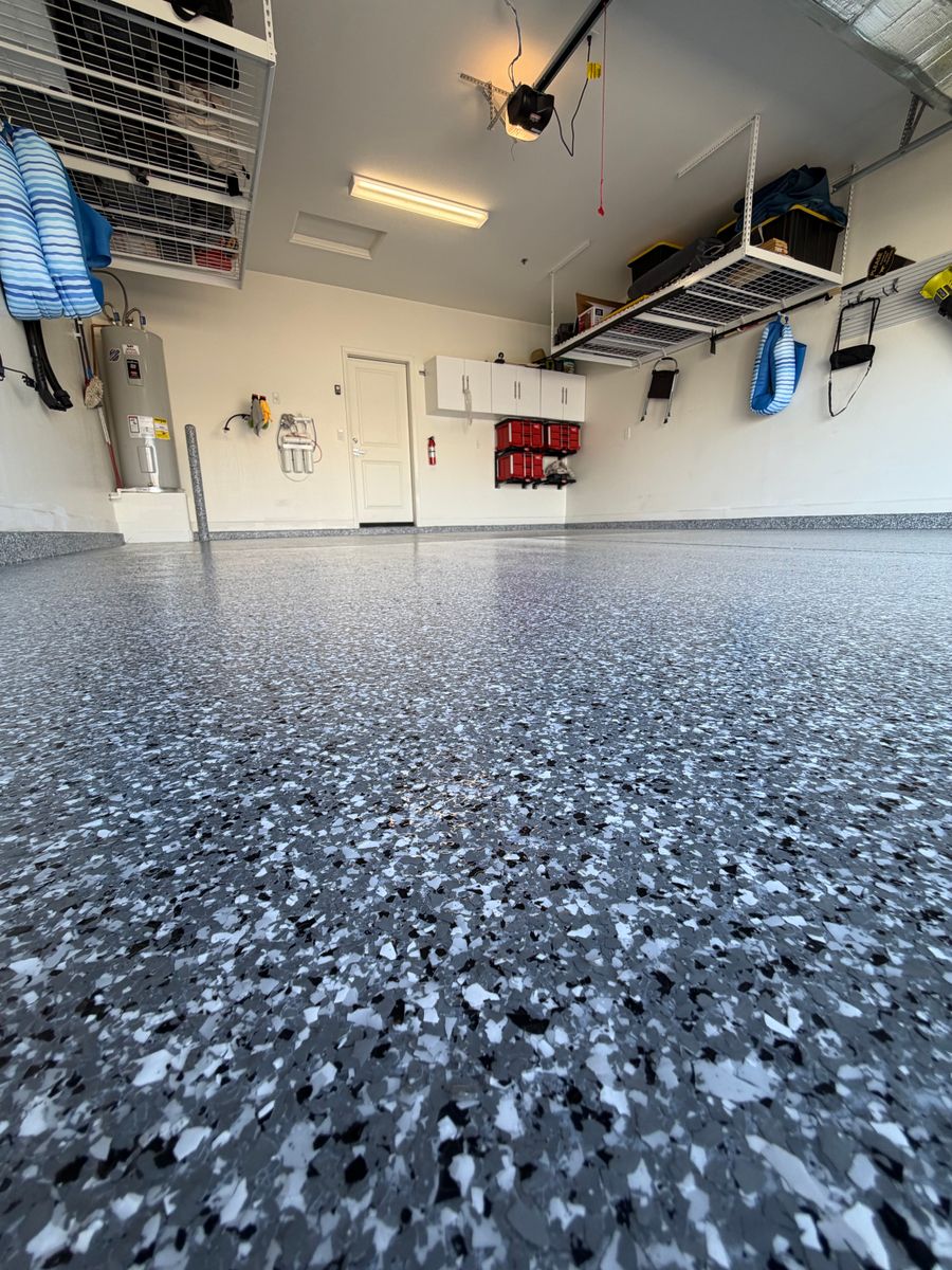 Epoxy Garage Coatings for PRYME EPOXY LLC in Mayer, AZ