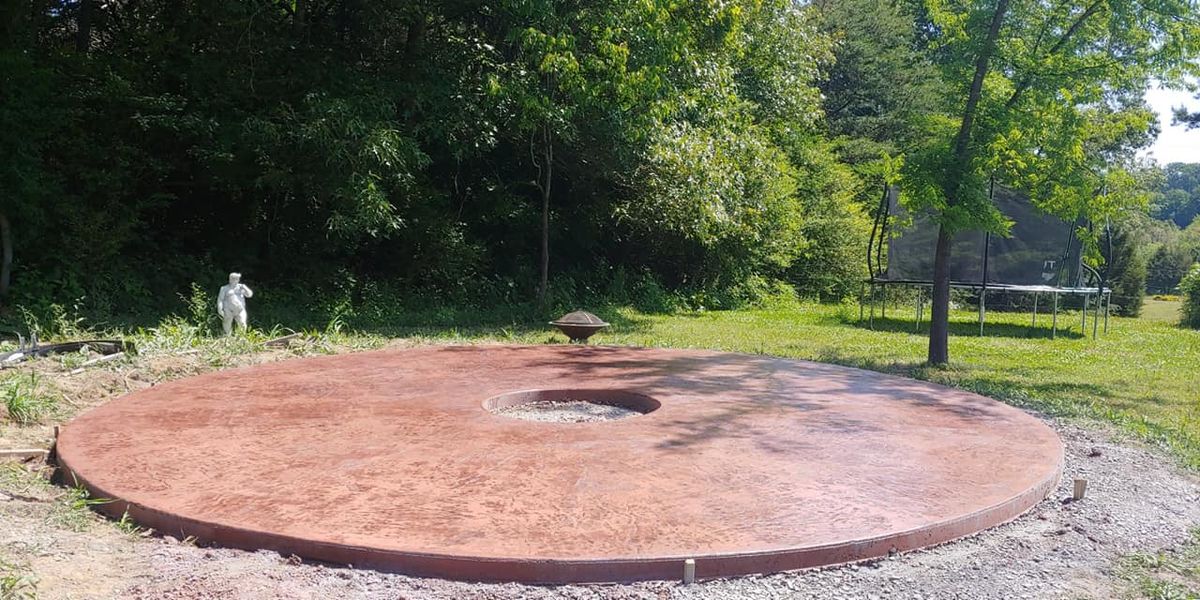 Patio Design & Installation for Gunter's Concrete in Newport, TN