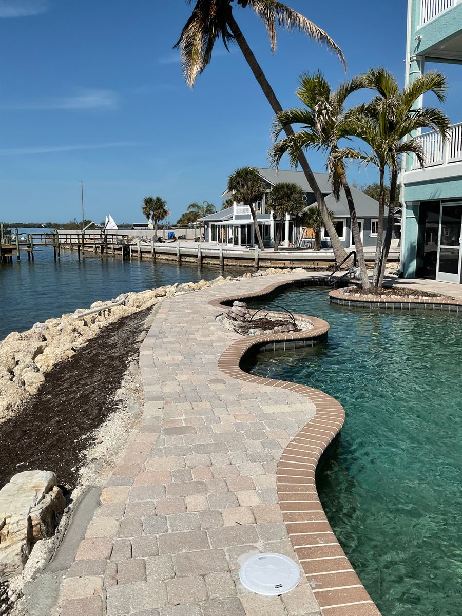 Paver Patios and Walkways for DelliQuadri Landscapes LLC in North Port, FL