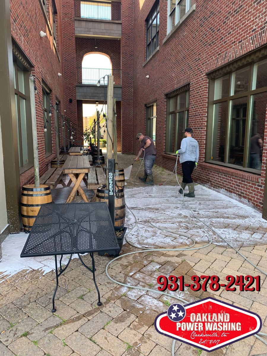 Post Construction Clean-up for Oakland Power Washing in Clarksville, TN