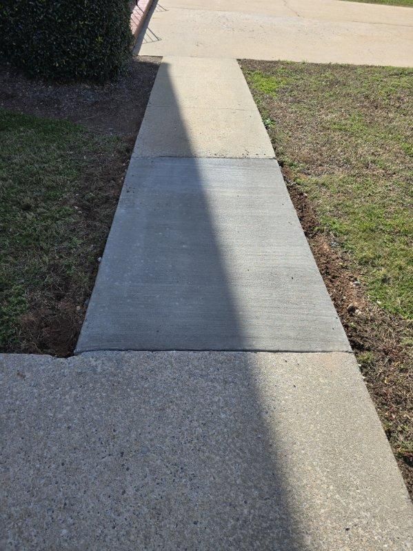 Sidewalk Installation for H&R Concrete LLC in Greer, SC