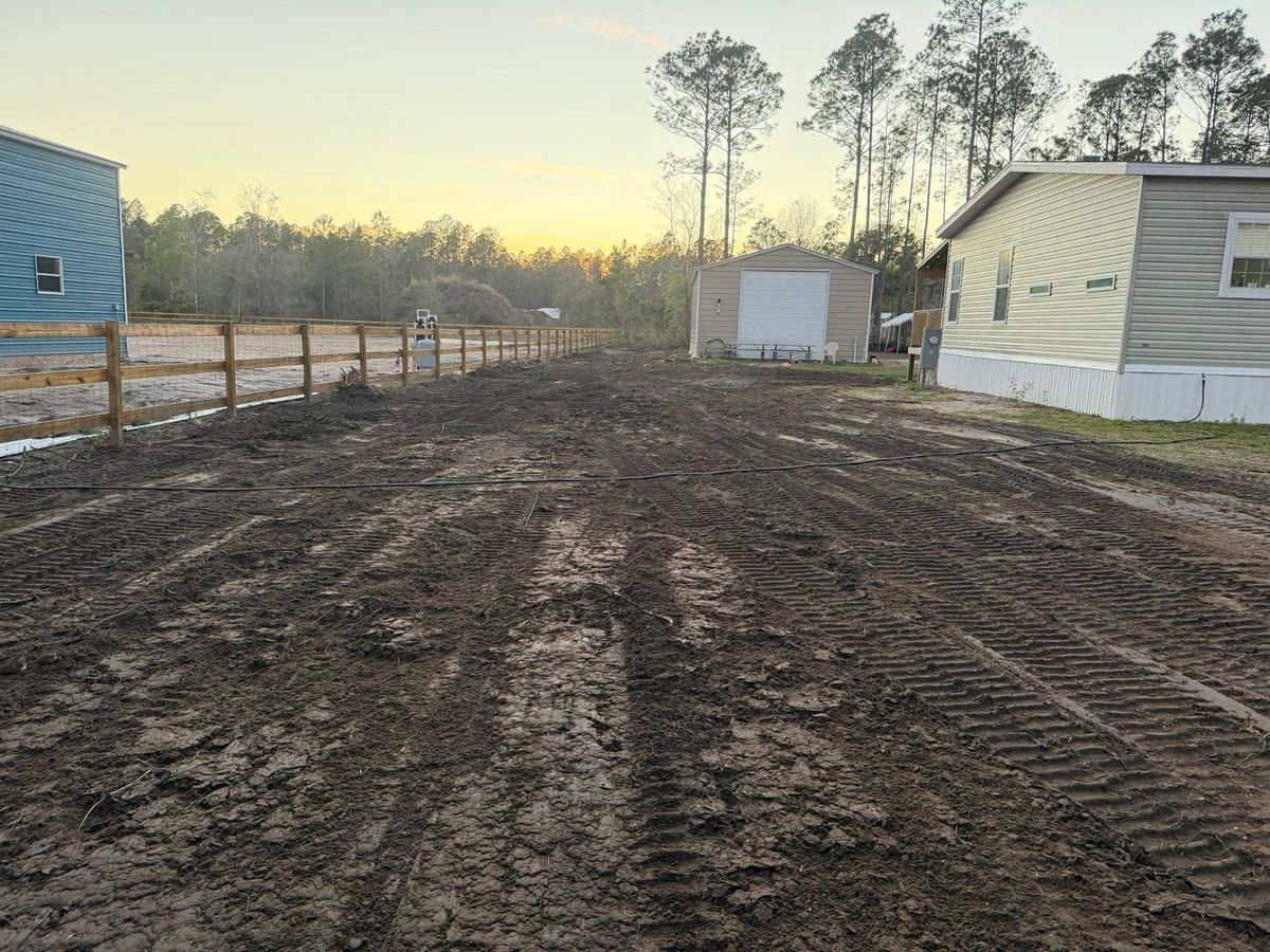 Grading for AL Dirtworks LLC in St. Augustine, FL