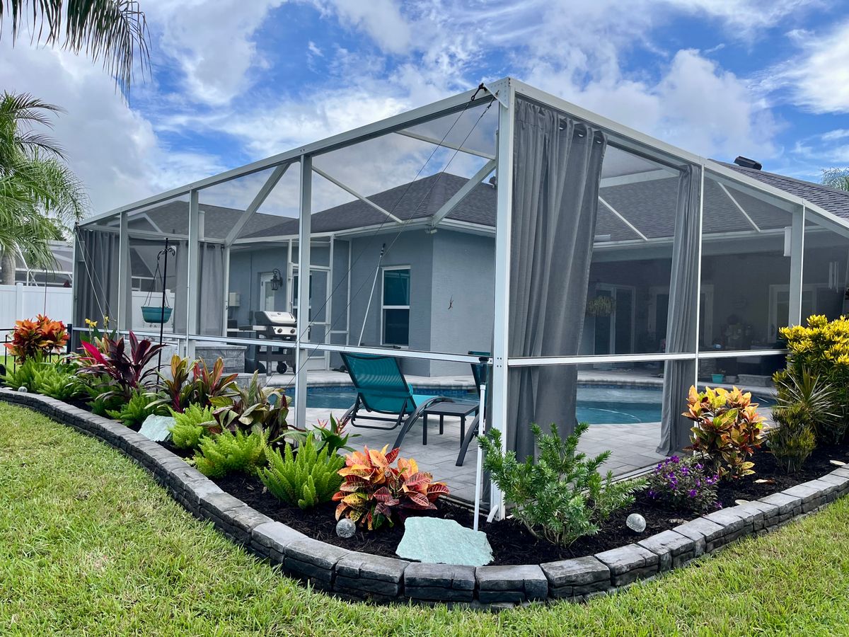 Landscape Design and Installation for Verimay's Garden and Landscaping in Hillsborough County, FL