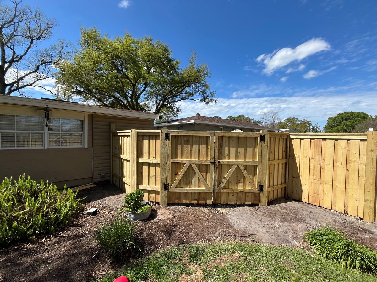 Fence Installation for K & A Landscaping, Inc. in Jacksonville, FL