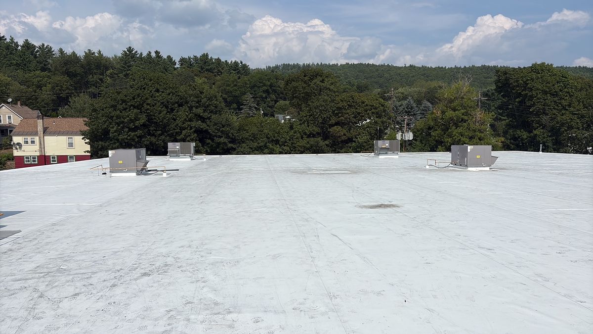 Single ply system replacements. for Watershed Commercial Roofing in Hesperia, MI