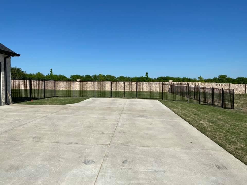 Wrought Iron Fencing for Faith Fence and Fabrication Inc. in Gunter, TX