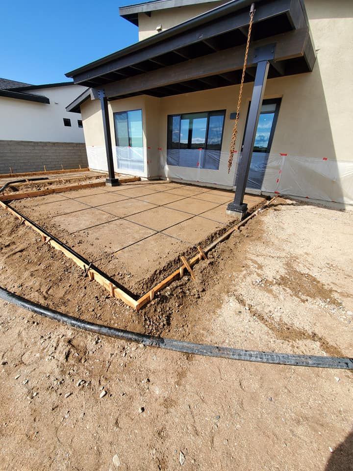 Concrete Slab Construction for RGZ Contracting in Prescott Valley, AZ