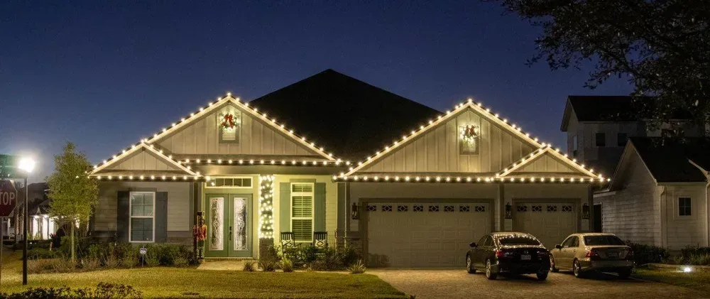 Christmas Light Installation for Prime Time Pressure Washing & Roof Cleaning in Moyock, NC