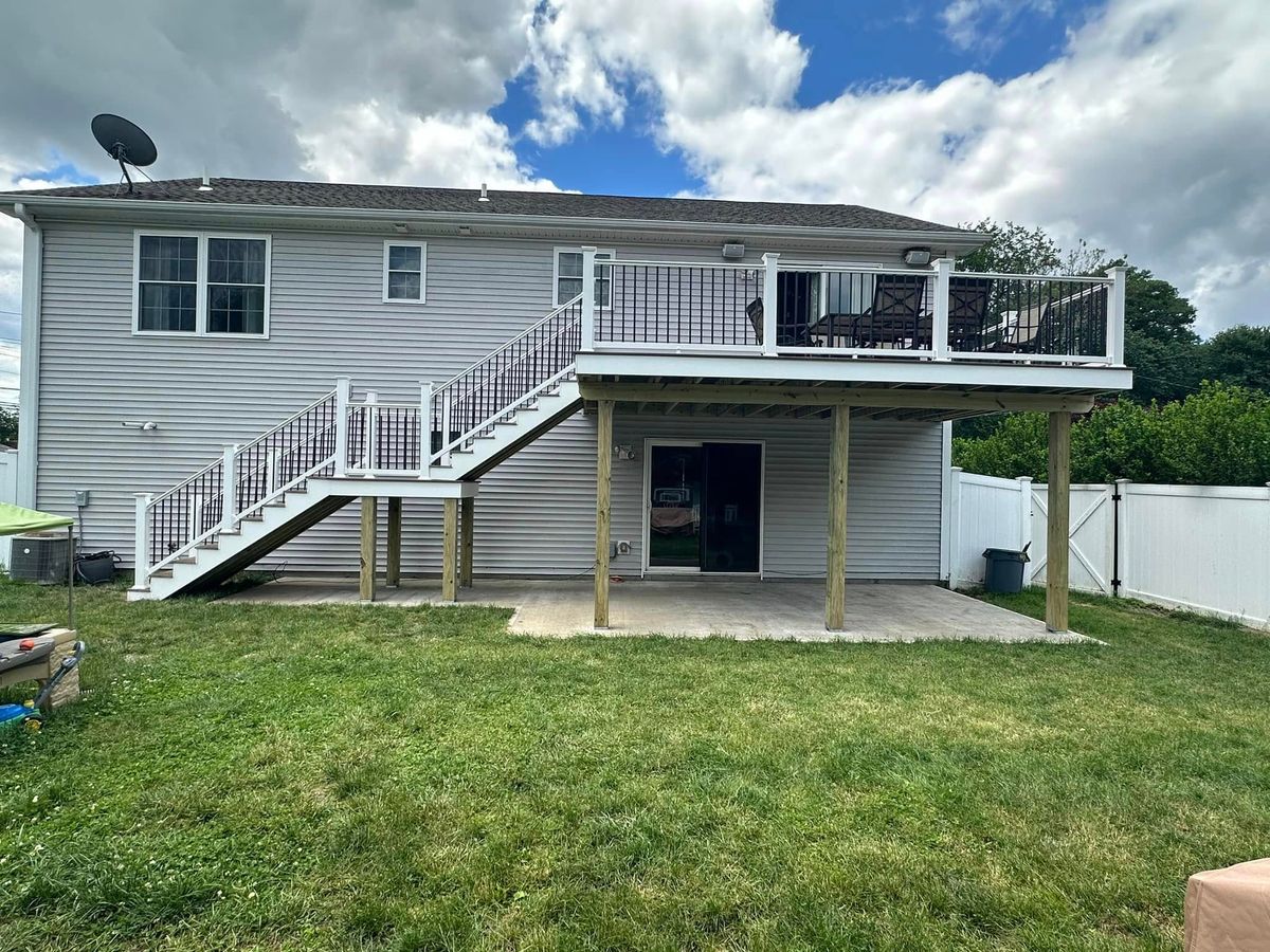 Deck & Patio Installation for Simone Builders in Orange, CT