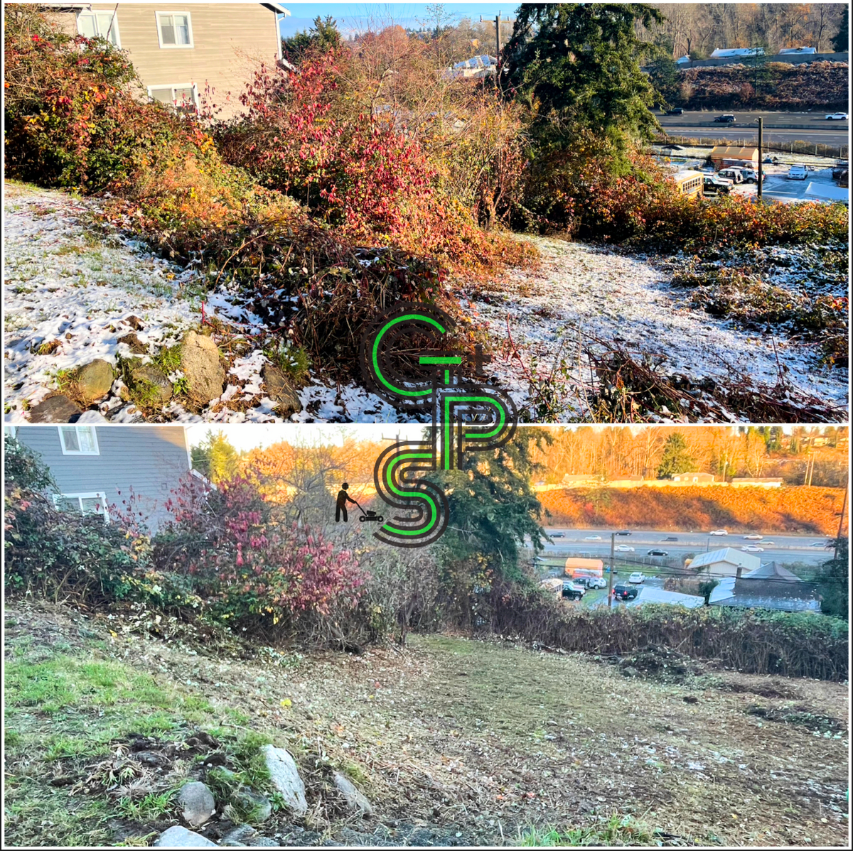 Brush Clearing - Bramble Clearing - Blackberry Clearing for Golovin Property Services LLC in Marysville, WA