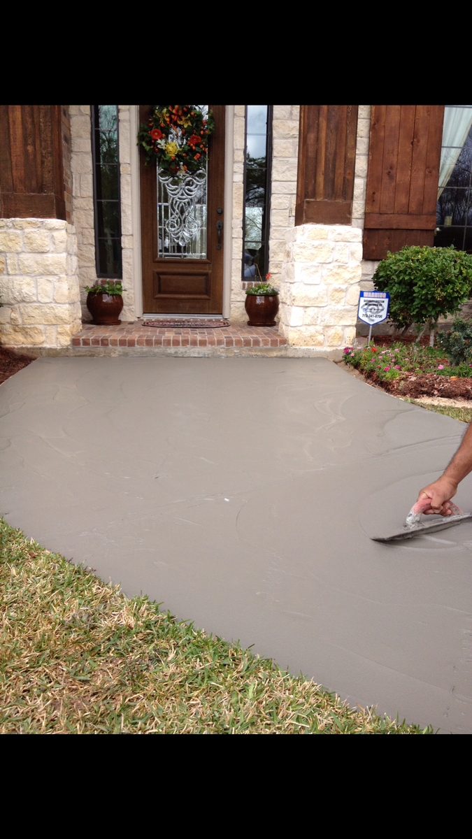 Concrete Resurfacing for Texas Curb N Borders in Houston, TX