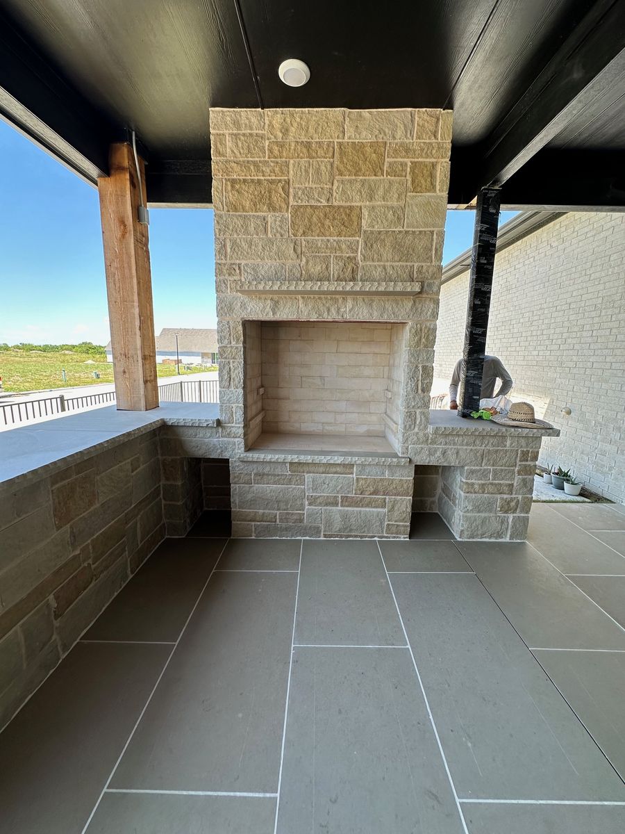 Outdoor Kitchens for Bronco Masonry Inc. in Dallas, TX