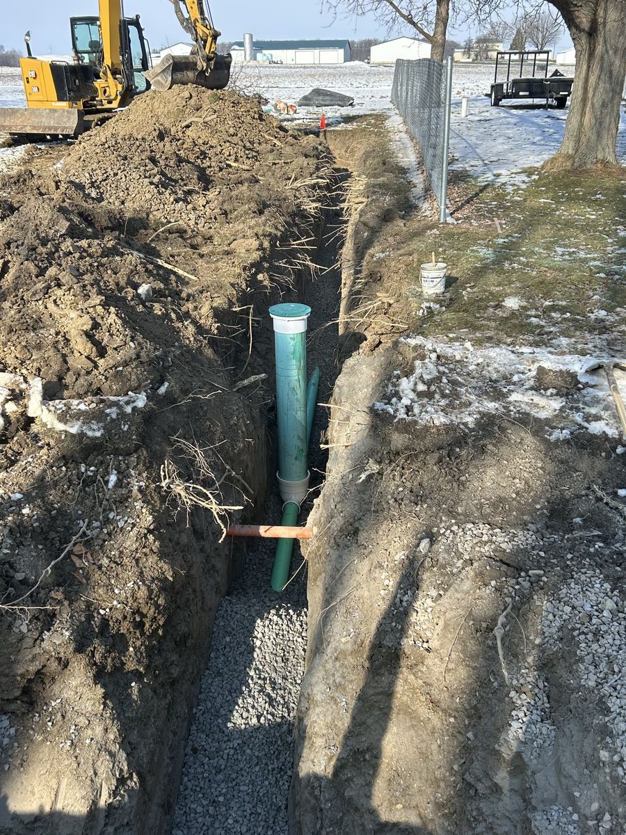 Residential & Commercial Excavation for Lamb-Coate Contracting in Bellefontaine, OH