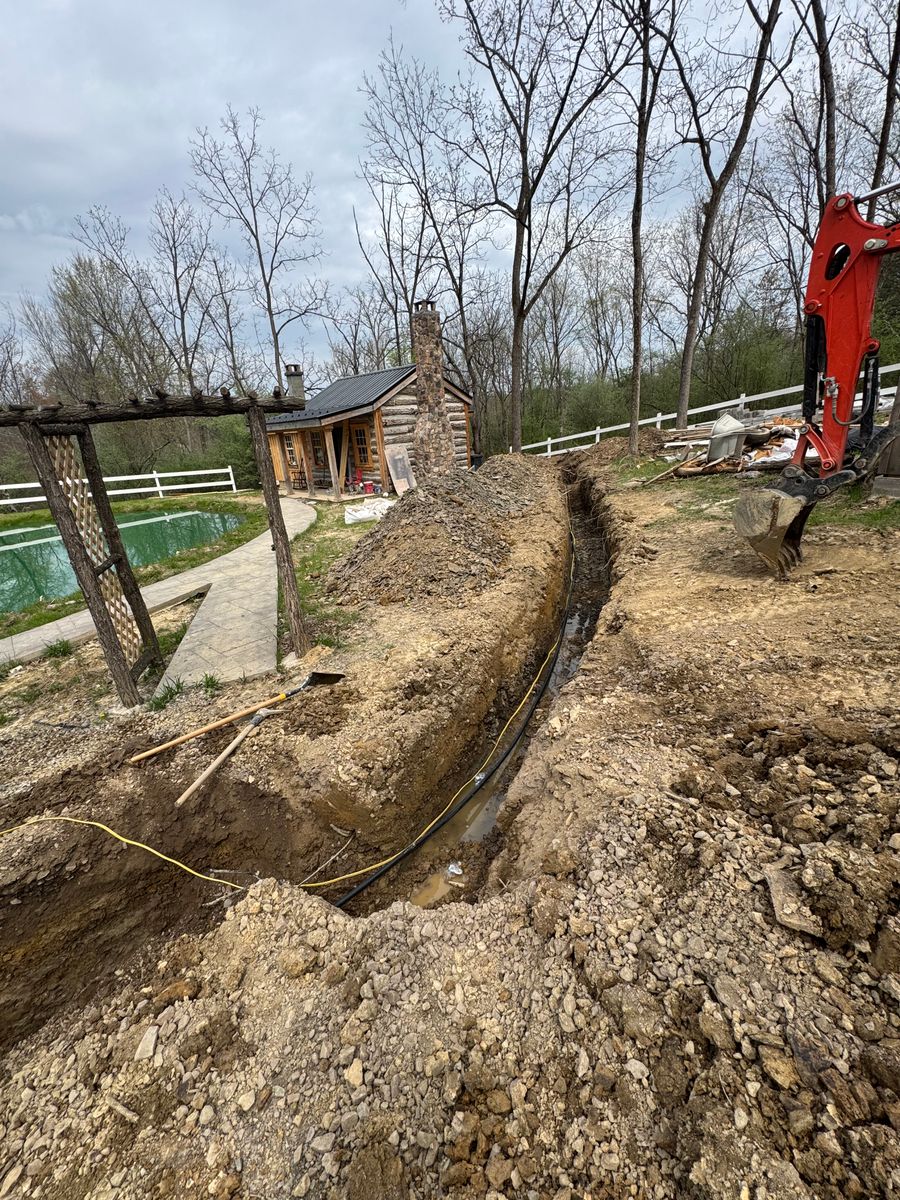 Residential Excavation for Tri County Enterprises in Benton, PA