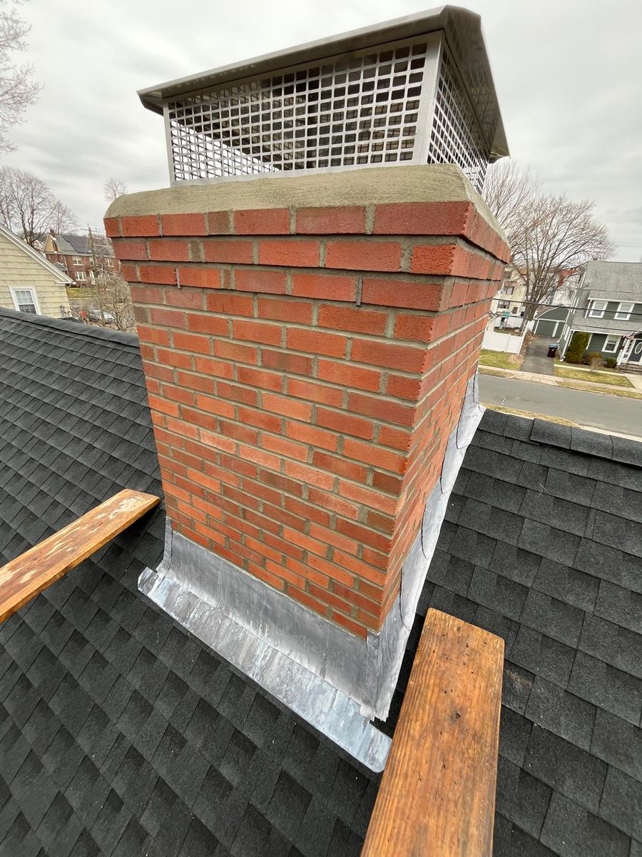 Chimney Cap Installation for Prime Chimney in New Britain, CT