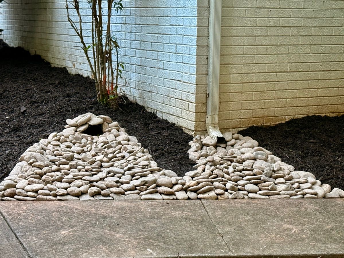 Drainage for Quartz Creek in Claremont, NC