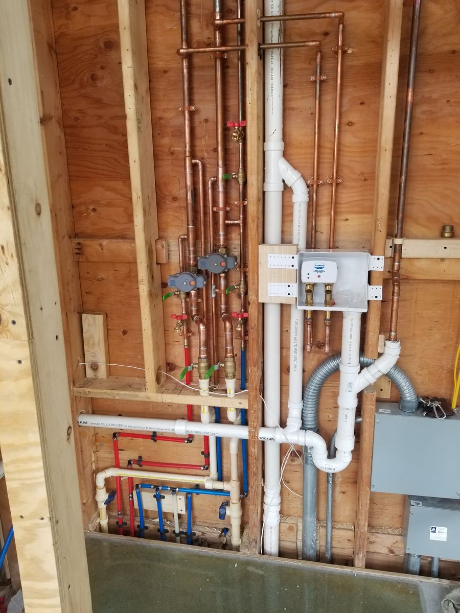 New Construction Plumbing for K-Medeiros-Plumbing in Winchester, MA