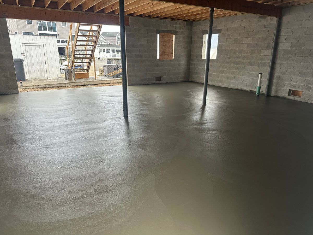 Concrete Driveway Installation for DiDaniele Masonry in Tuckerton, NJ