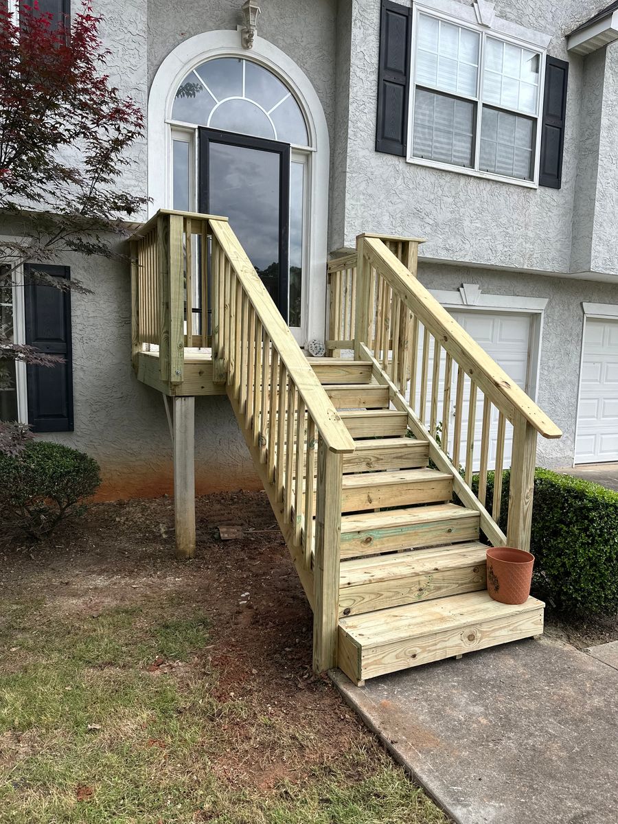 Fencing for JDP Construction Group in McDonough, GA