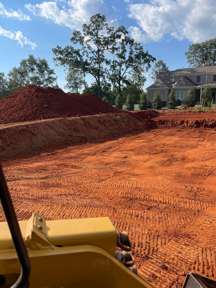 Foundation Digging for Groundworx construction in Bremen, GA