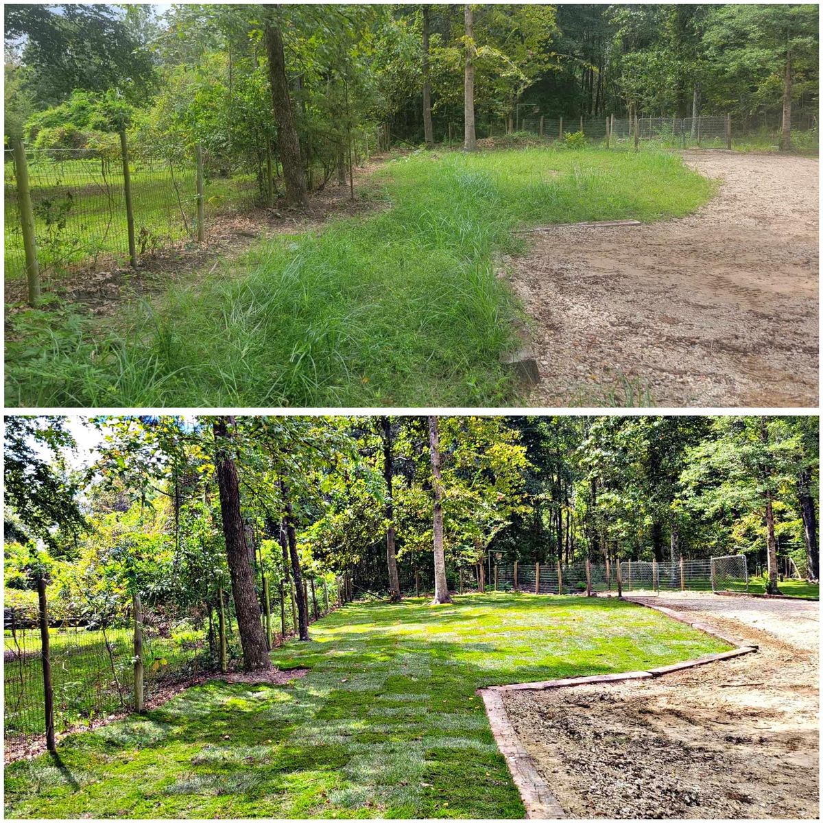 Sod Installation for JT’s Landscaping in Tyler County, TX