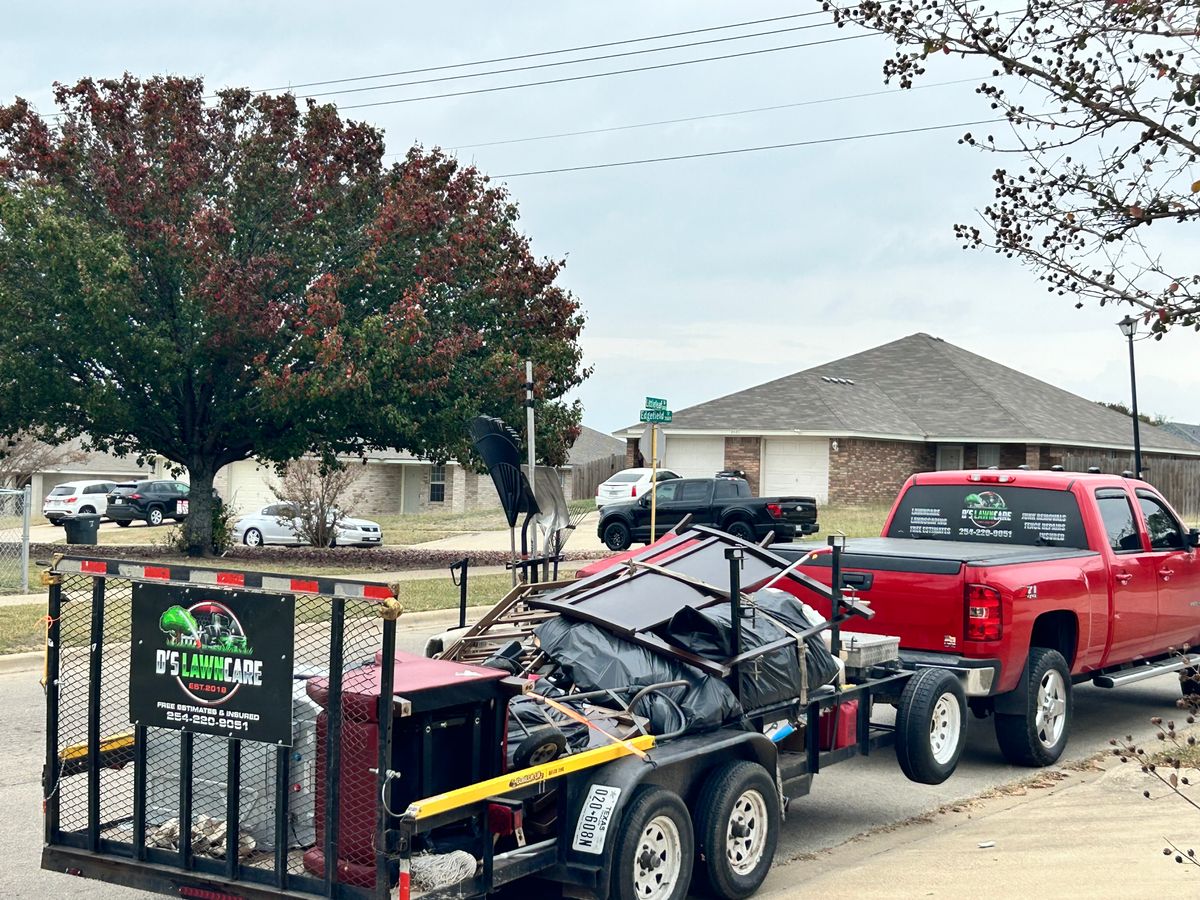 Junk Removal for D’s Lawncare in Killeen, TX
