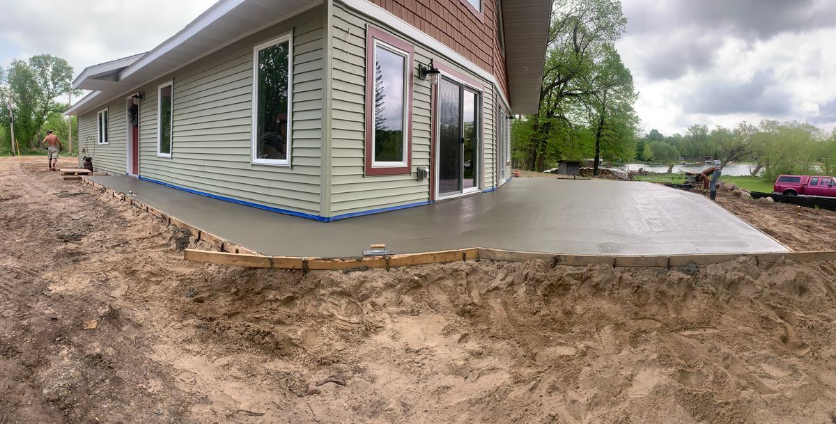 Concrete Slab Construction for Karasch Concrete & Masonry in Sartell, MN