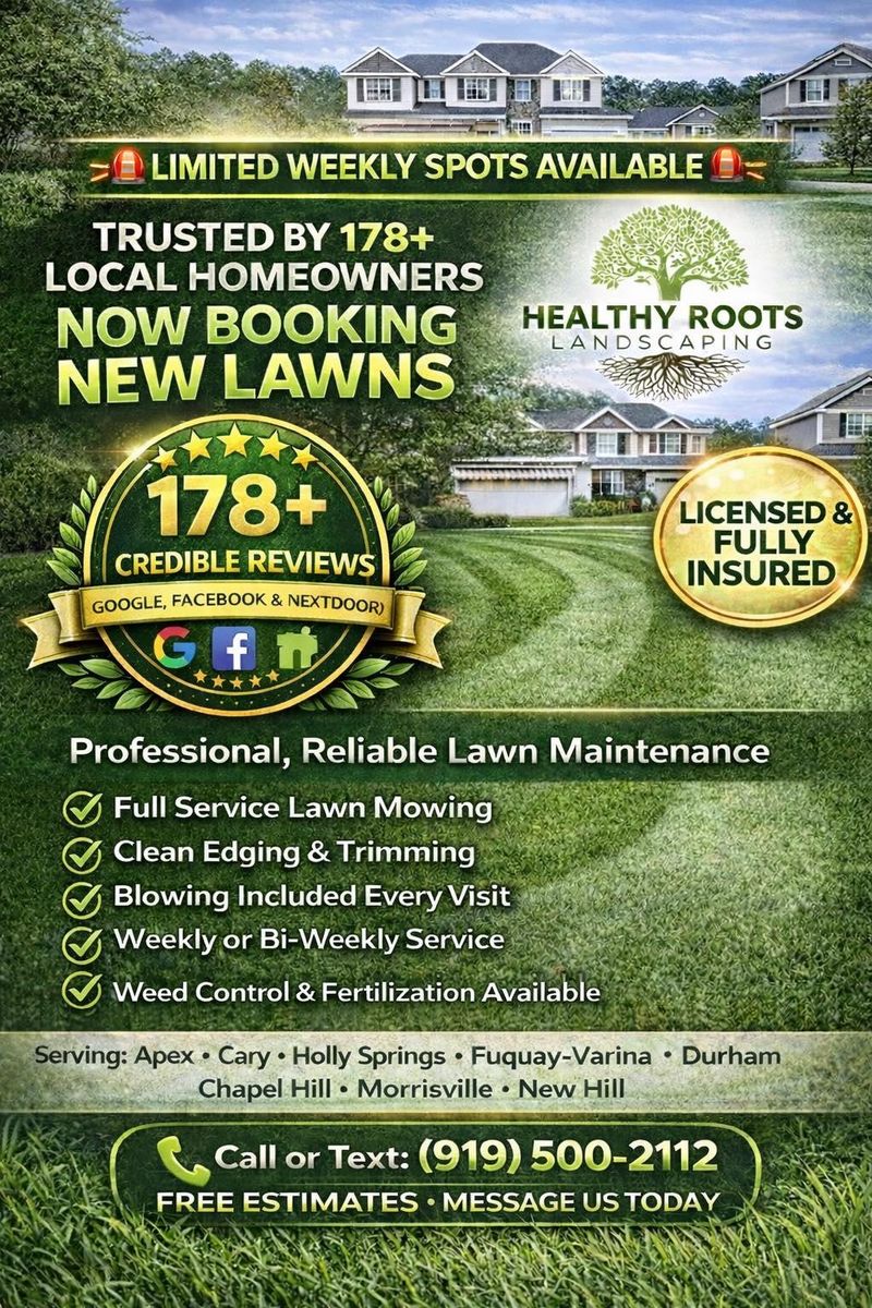 Fertilization for Healthy Roots Landscaping in Apex, NC
