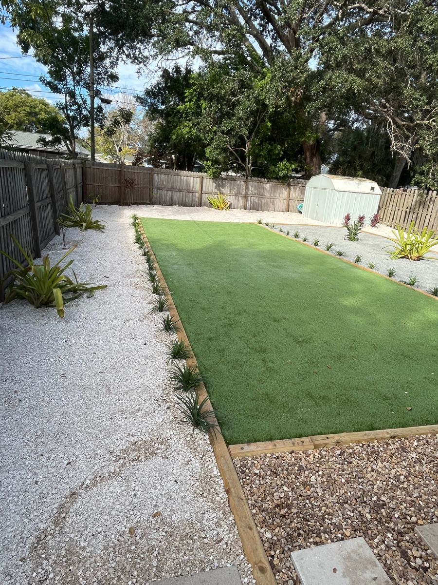 Artificial Turf Installation for Hefty's Helpers in Saint Petersburg,  FL