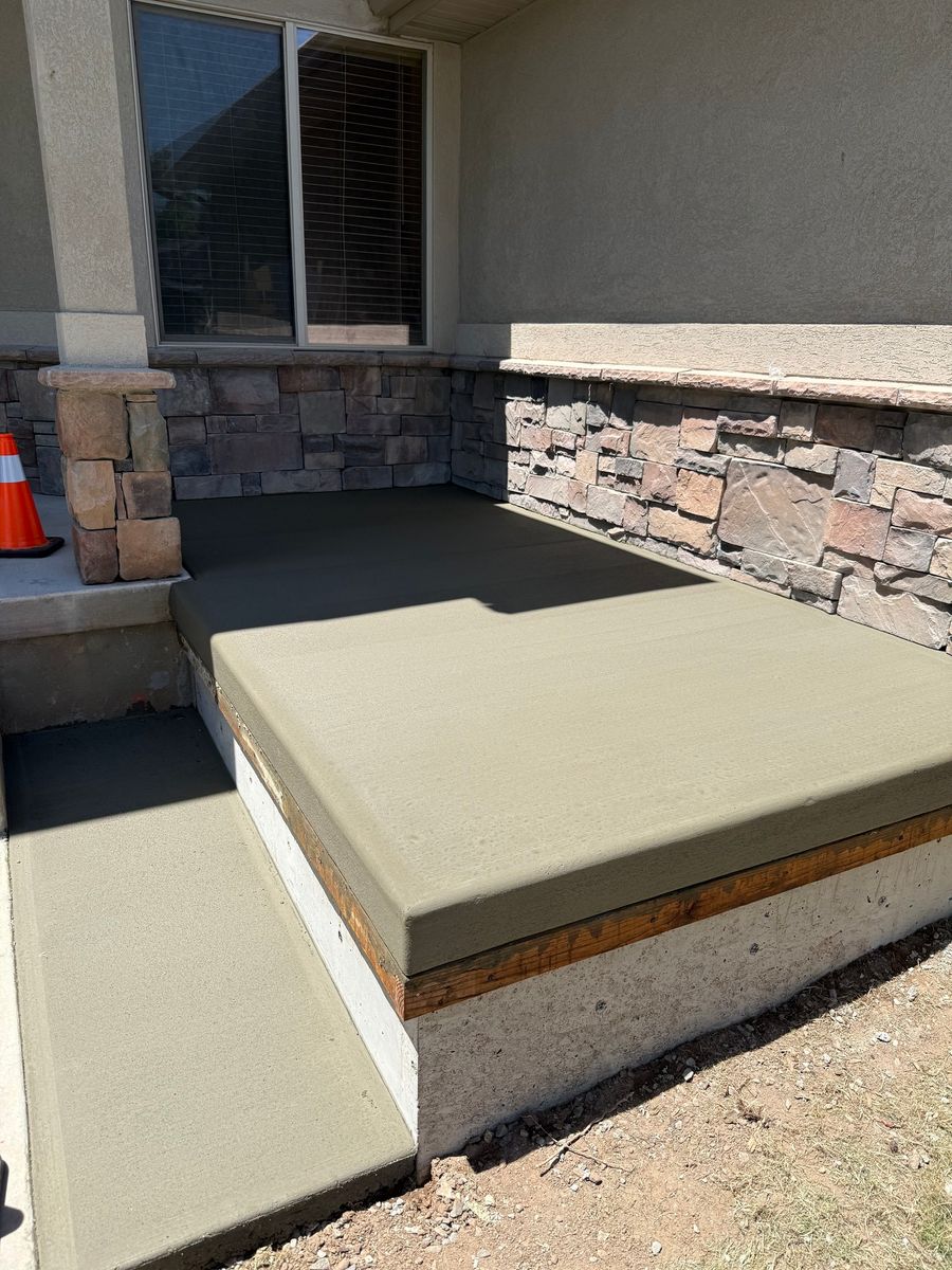 Concrete Slab Construction for TNT Concrete and Construction in Roy, UT