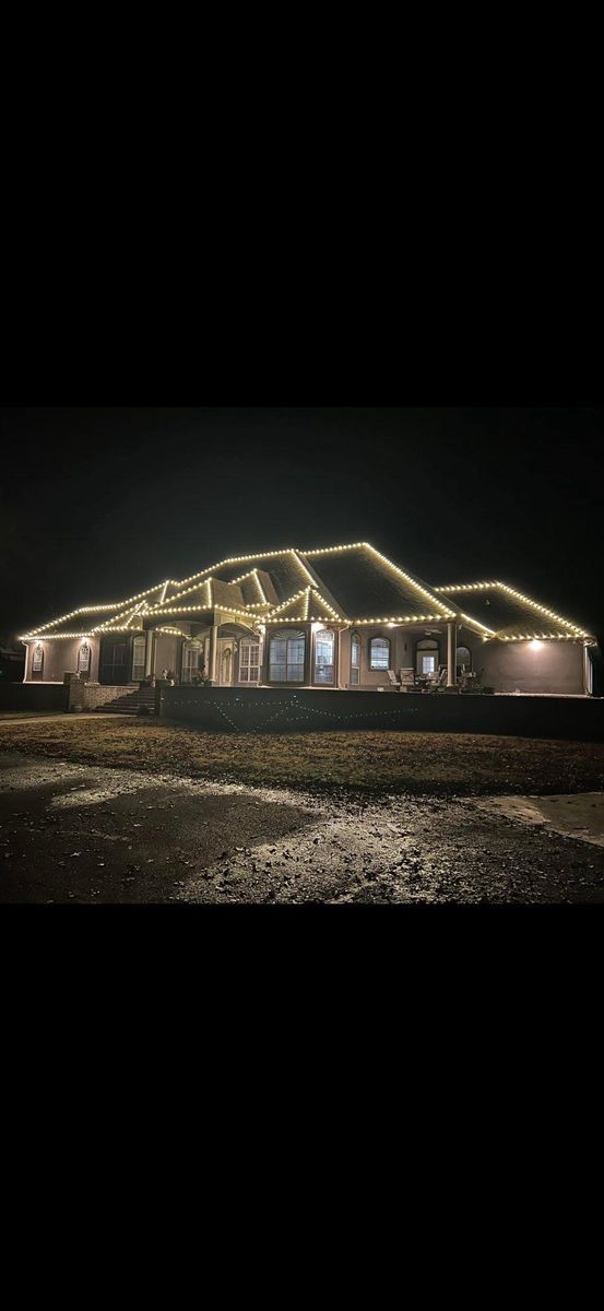 Christmas Lights for Watkins Home Renovations in Watauga, TX