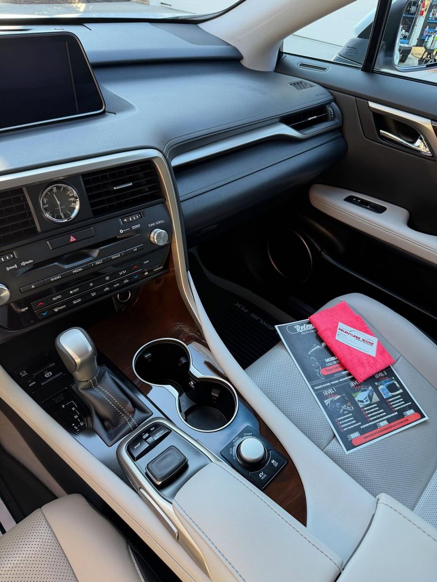 Interior Package for Relentless Shine Mobile Detailing in Calabash, NC