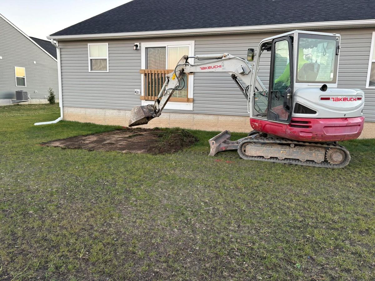 Driveway tear out and replacement for Concrete Pros, LLC in Lorain, OH