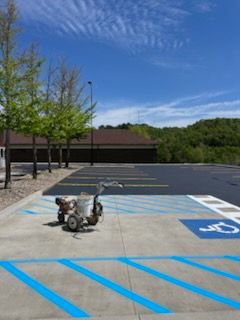 Parking Lot Striping for Metzler Paving and Sealcoating in Jacksboro, TN