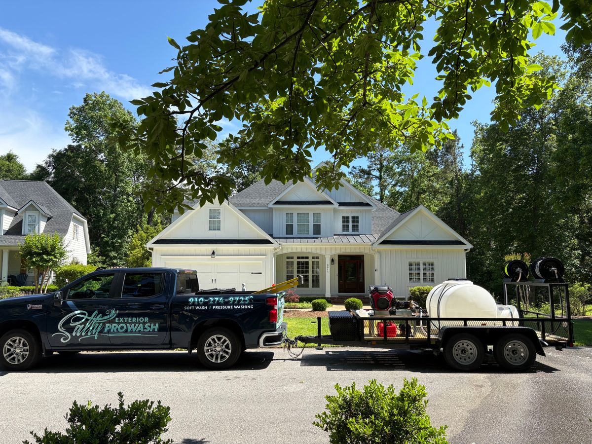 Soft House Washing for Salty Exterior Pro Wash in Hampstead, NC