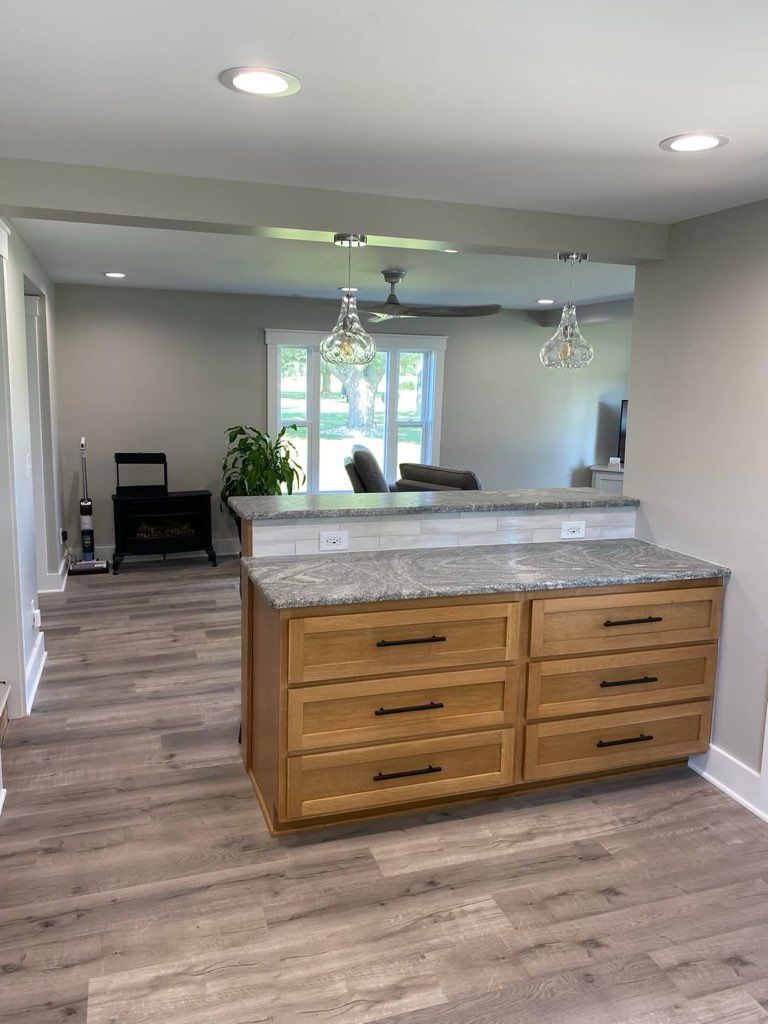 Custom Cabinet Building & Installation for Cory Boes Construction and Masonry, LLC in Upper Sandusky, OH