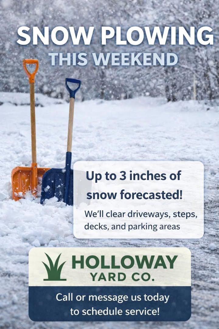 Snow Plowing for Holloway Yard Company in Greensboro, NC