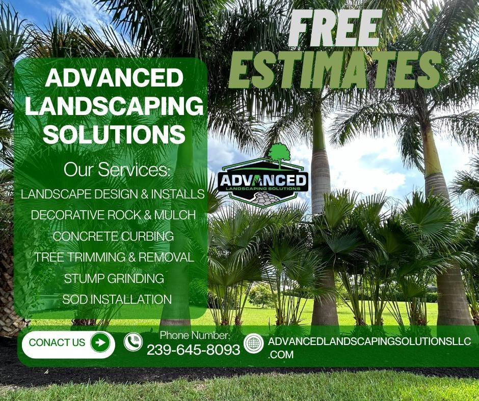 Landscape Design and Installation for Advanced Landscaping Solutions LLC in Fort Myers, FL