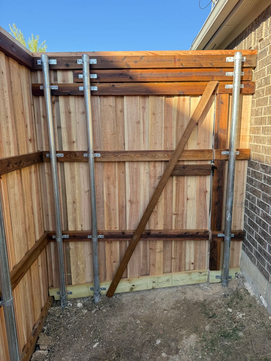 Fencing for The Cowboy Roofing in Fort Worth, TX