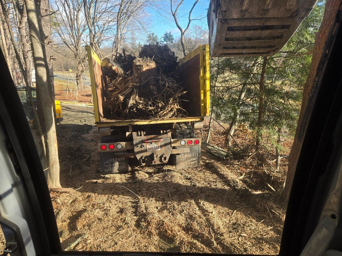 Demolition for MJS Excavating in Hardwick, MA