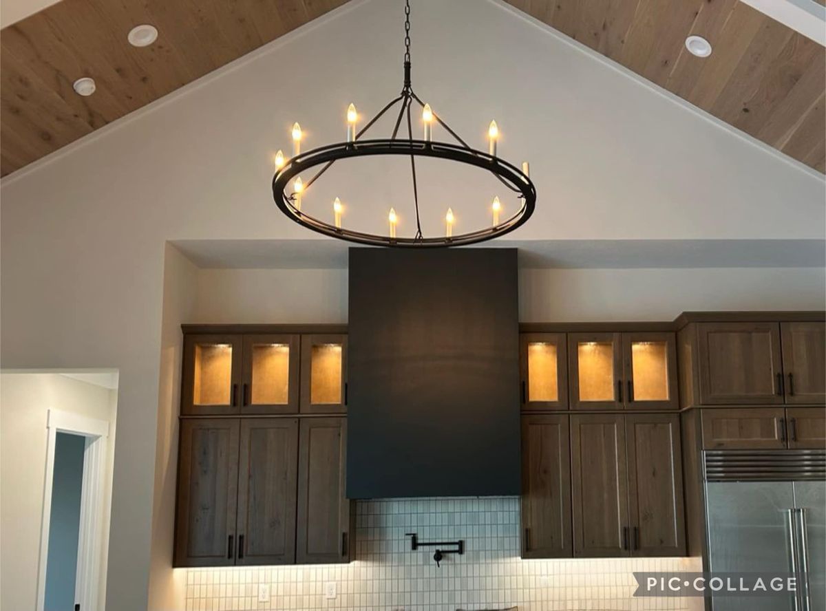 Chandelier Installation for Nature Coast Electrical in Trenton, FL