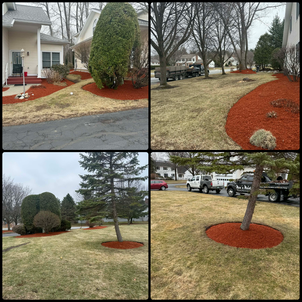 Mulch Installation for Mow N Maintain Property Maintenance in Williston, VT