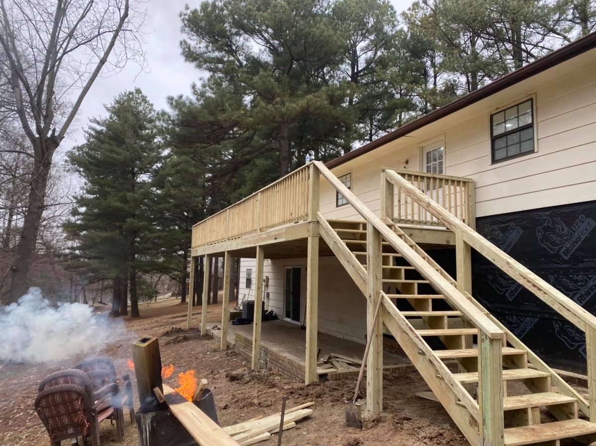 Deck & Patio Installation for Iron Ridge Builders in Bloomfield, MO