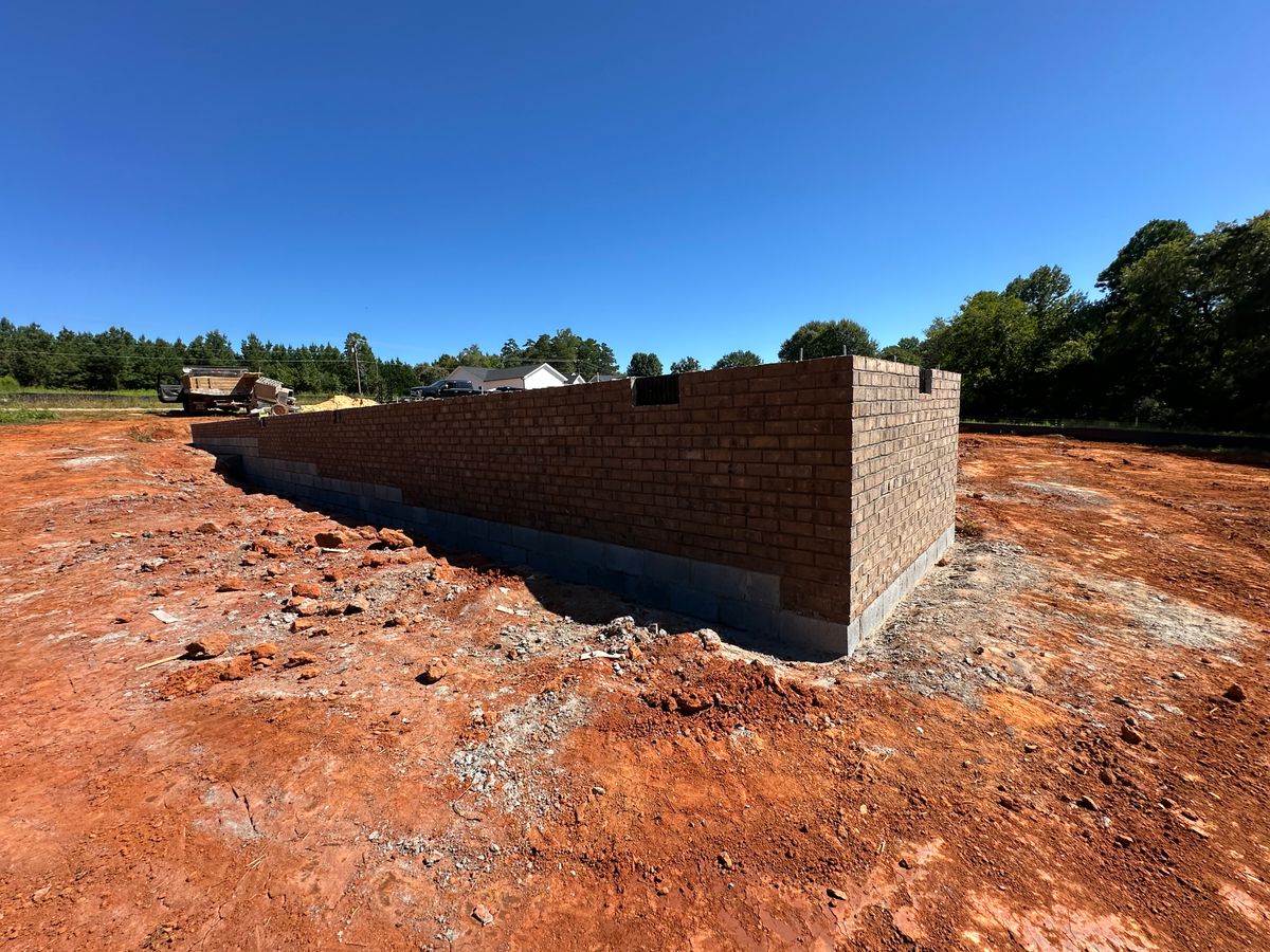 Brickwork for McCune Construction LLC in Mocksville, NC